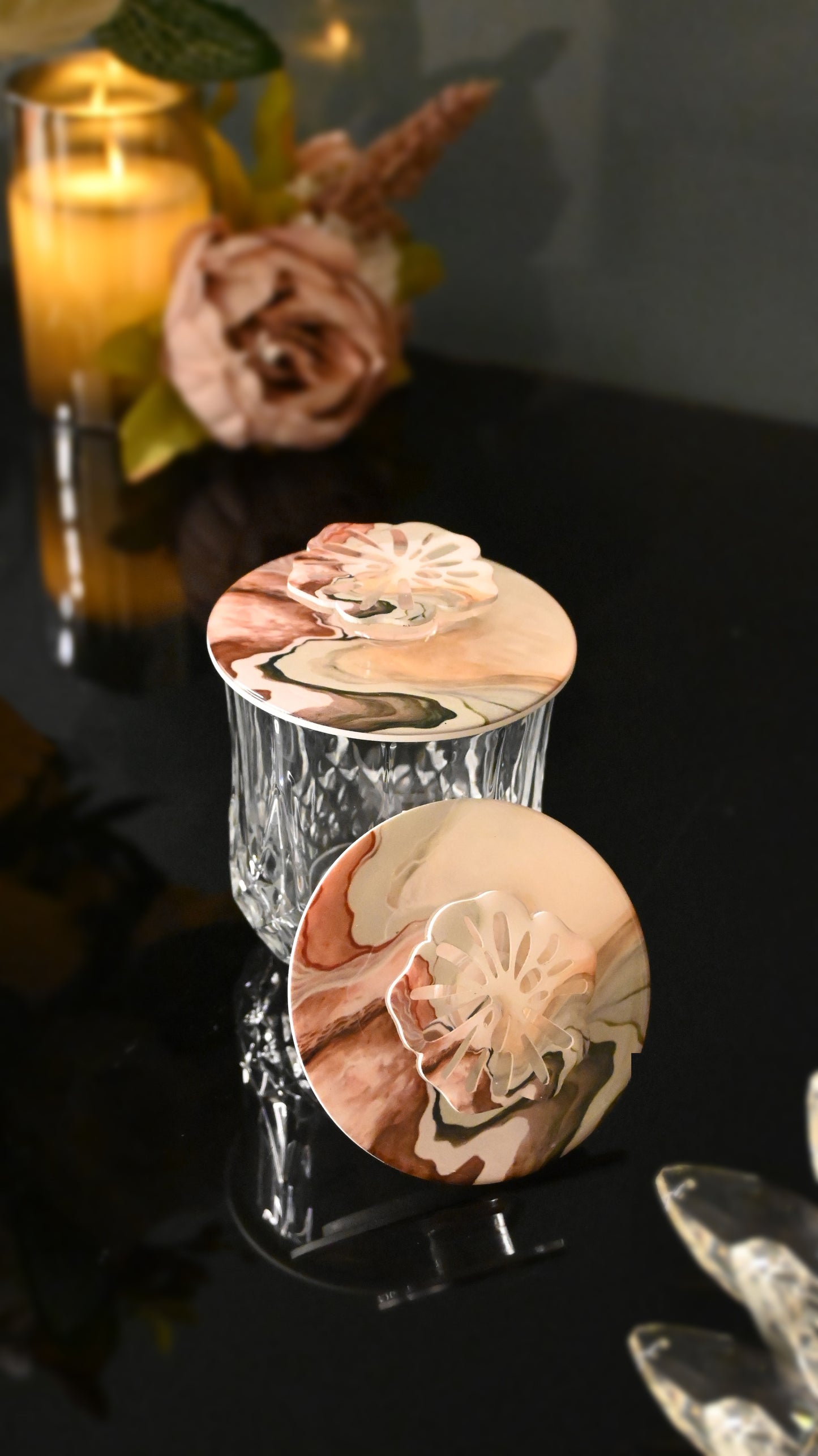 Desert Symphony: Lids (Set Of 2)