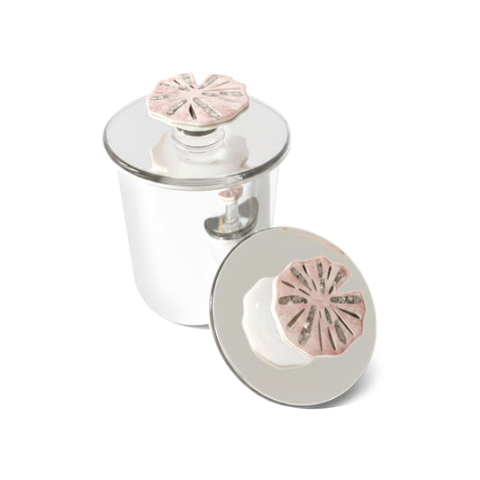 Lotus & Rosette Peach: Lid (Set Of 2)