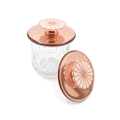 Daisy Rose Gold: Lids (Set Of 2)