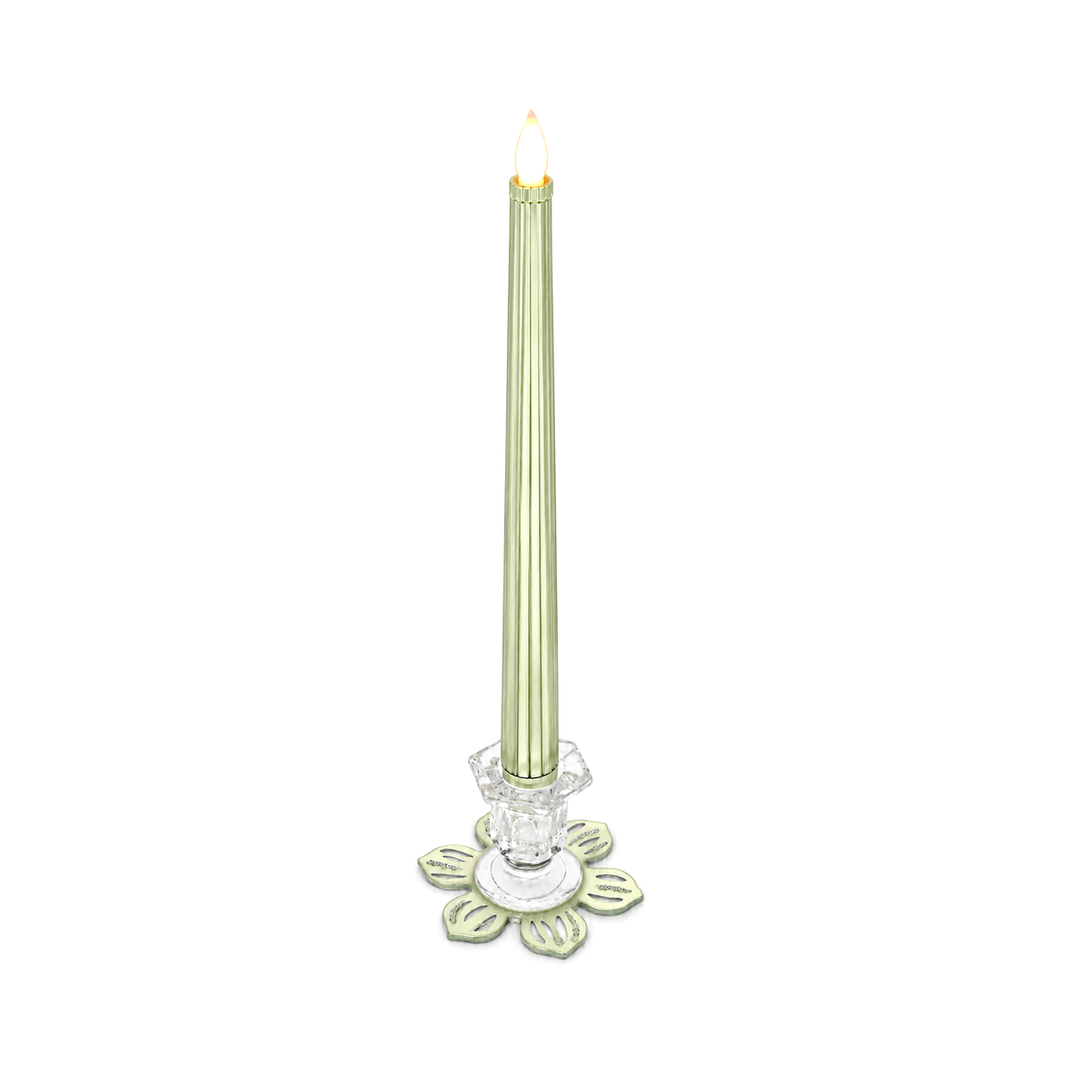 Metallic Light Green: Flora Candle Stand