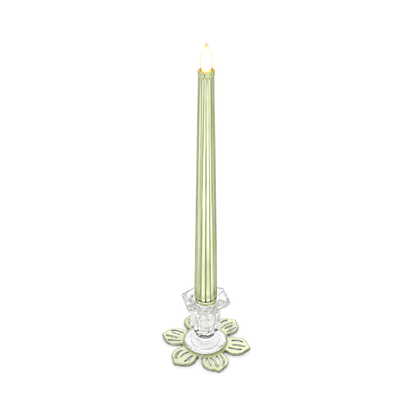 Metallic Light Green: Flora Candle Stand