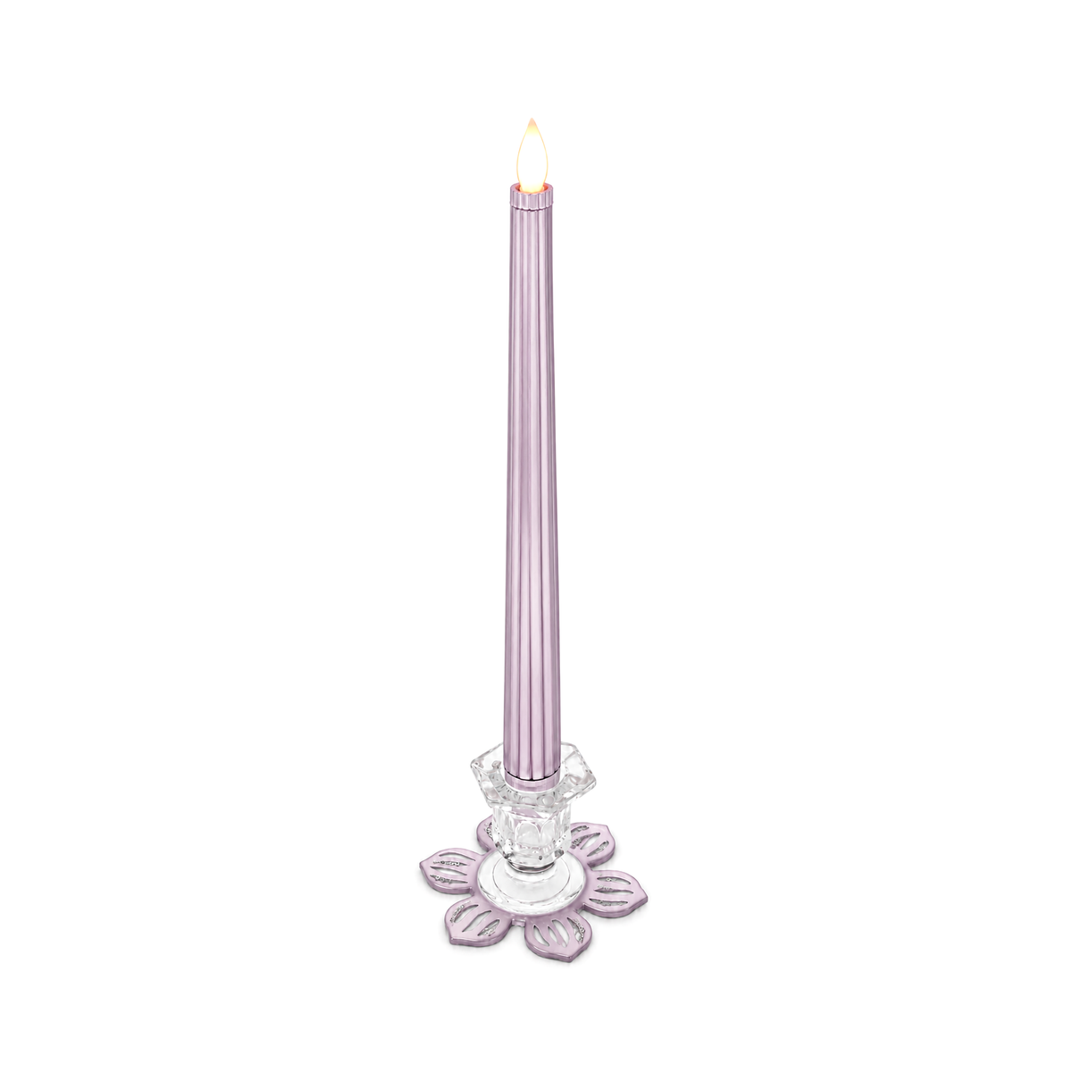 Metallic Lilac: Flora Candle Stand