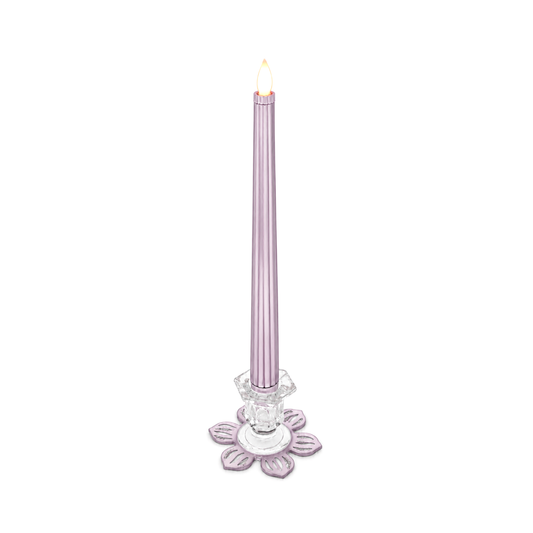 Metallic Lilac: Flora Candle Stand