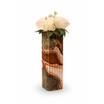Earth Marble: Flexi Long Vase