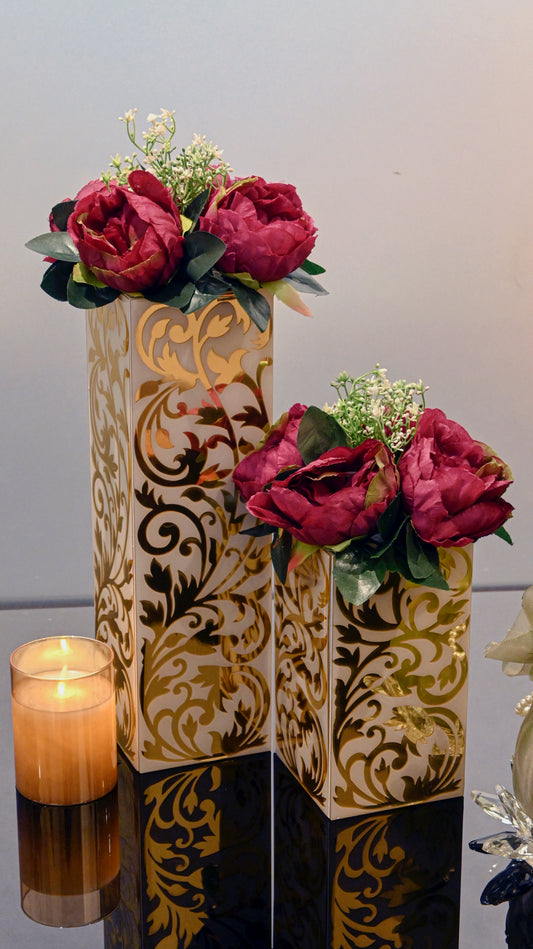 Ferns & Petals: Long Vase