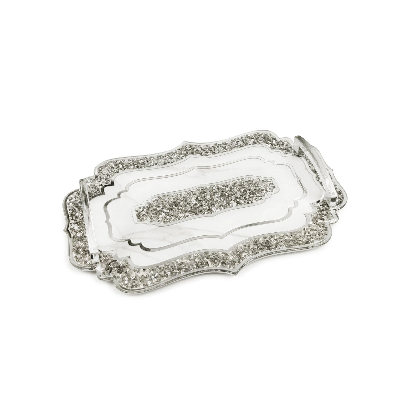 Rose White: Medium Tray