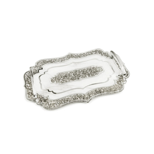 Rose White: Medium Tray