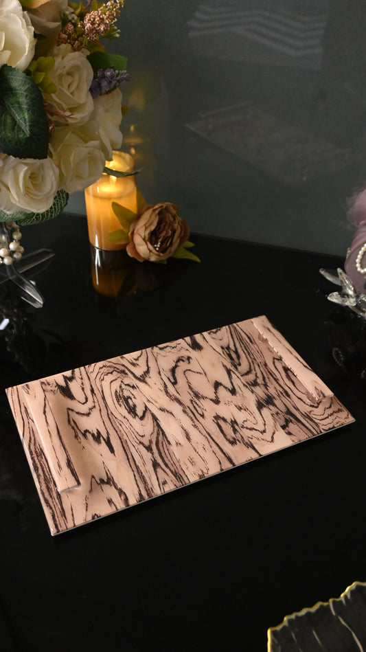 Oak Elegance: Medium Tray