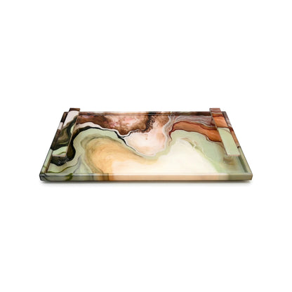 Desert Symphony: Rectangular Border Tray