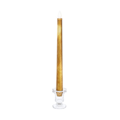 Metallic Gold: Sleek Candle