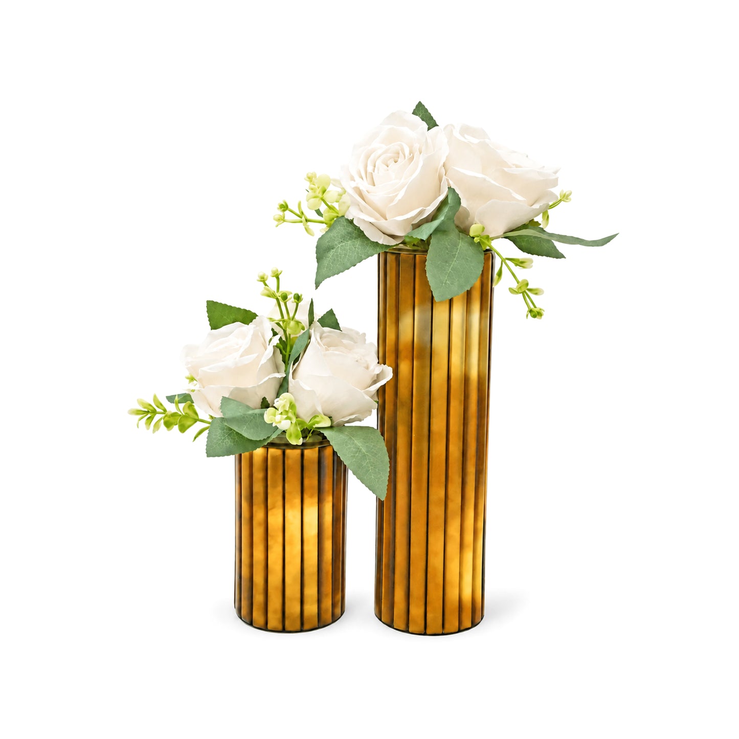 Metallic Gold: Bamboo Vase