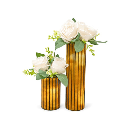 Metallic Gold: Bamboo Vase