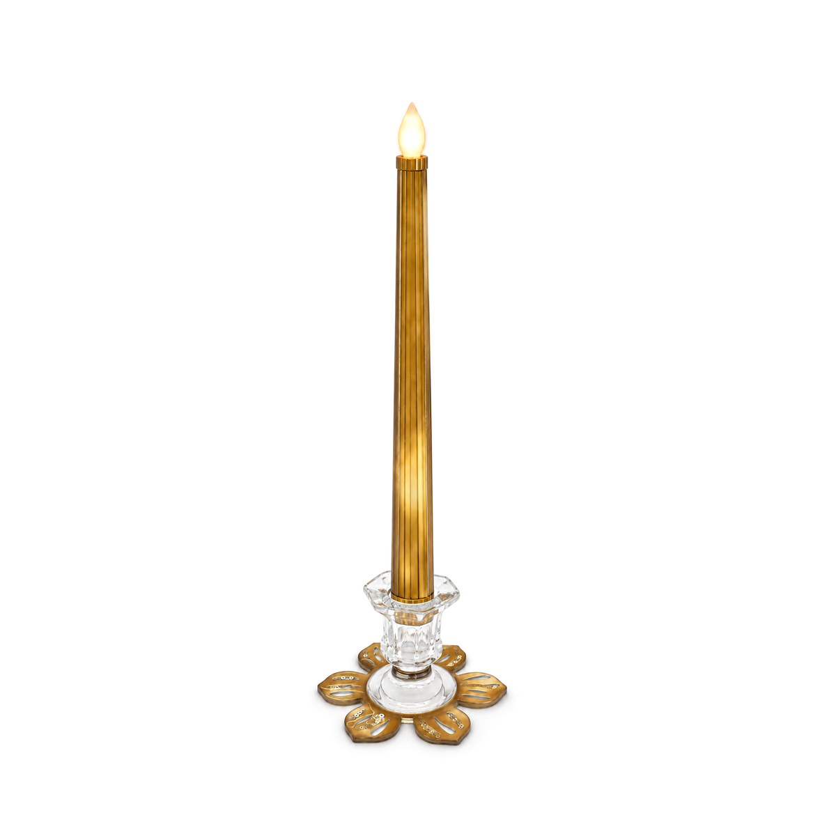 Metallic Gold: Flora Candle Stand