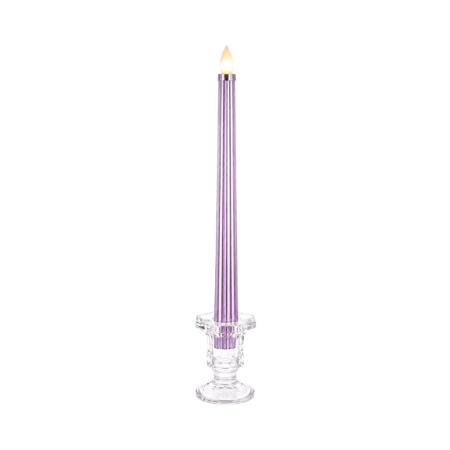 Metallic Lilac: Sleek Candle