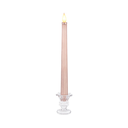 Metallic Pink: Sleek Candle