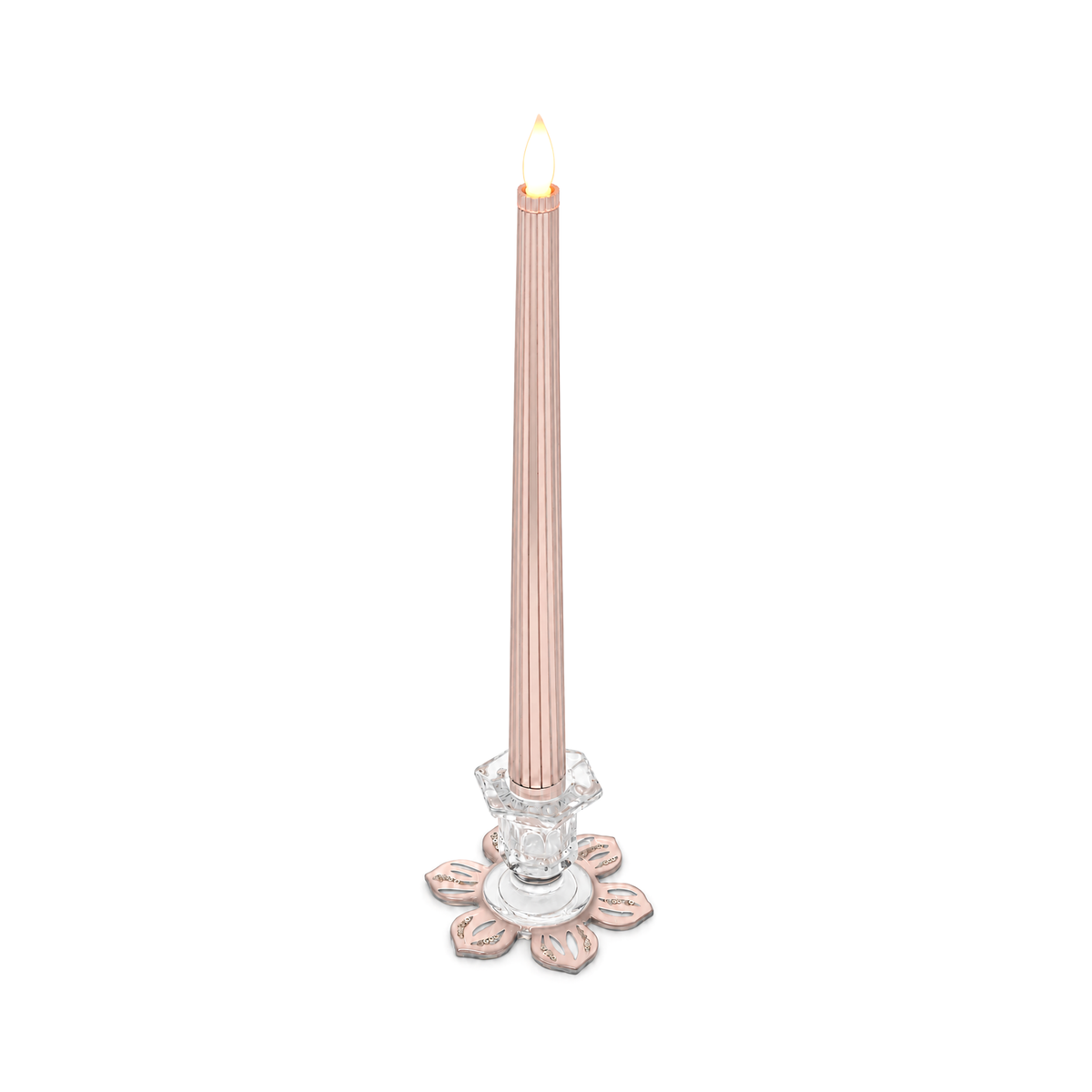 Metallic Pink: Flora Candle Stand