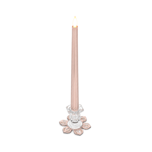 Metallic Pink: Flora Candle Stand