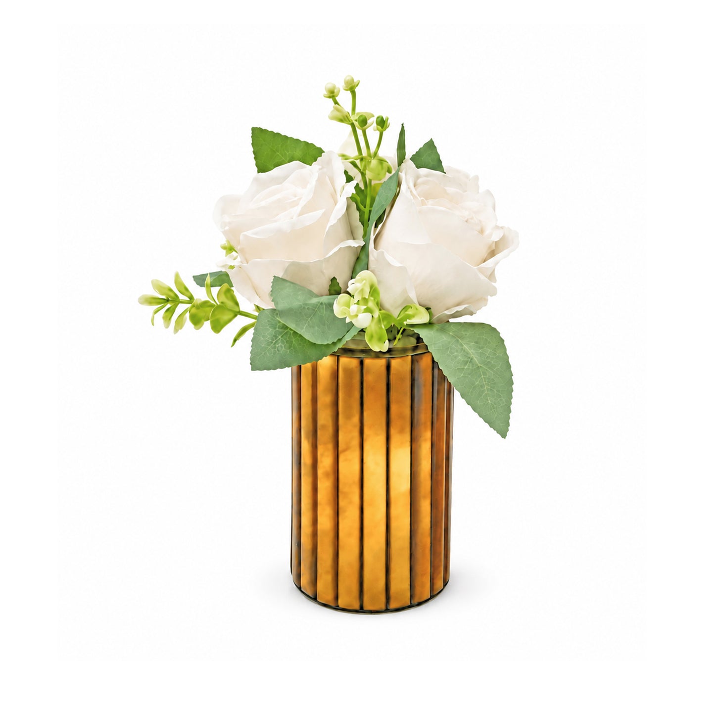 Metallic Gold: Bamboo Vase