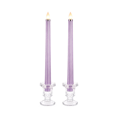Metallic Lilac: Sleek Candle