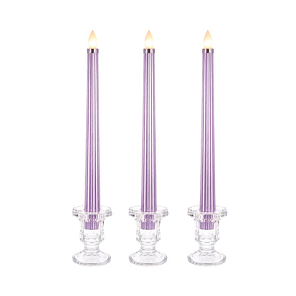 Metallic Lilac: Sleek Candle