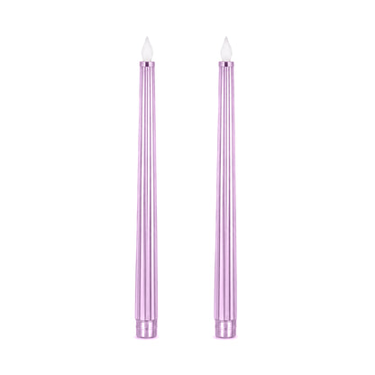 Metallic Lilac: Sleek Candle