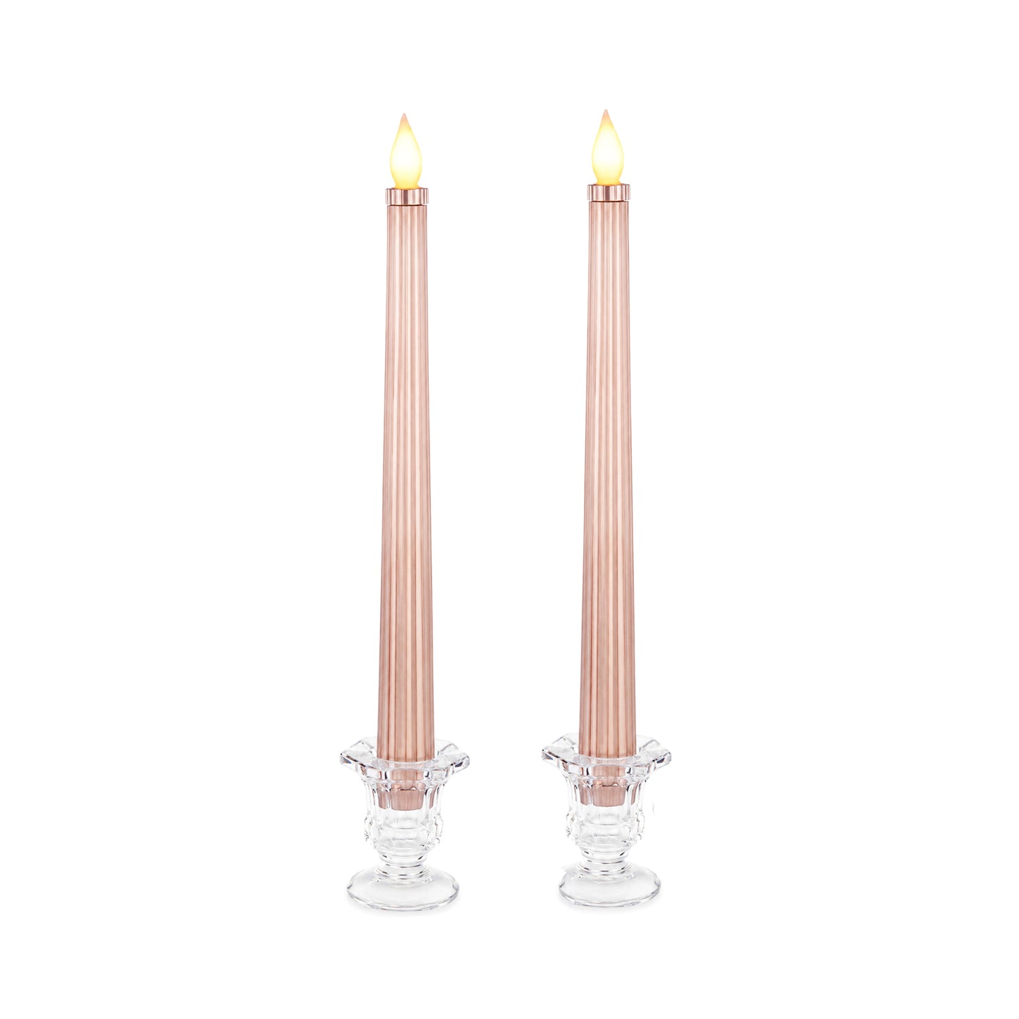 Metallic Pink: Sleek Candle
