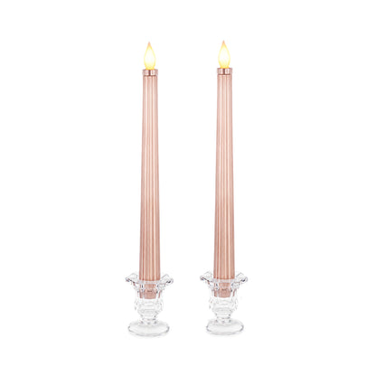 Metallic Pink: Sleek Candle