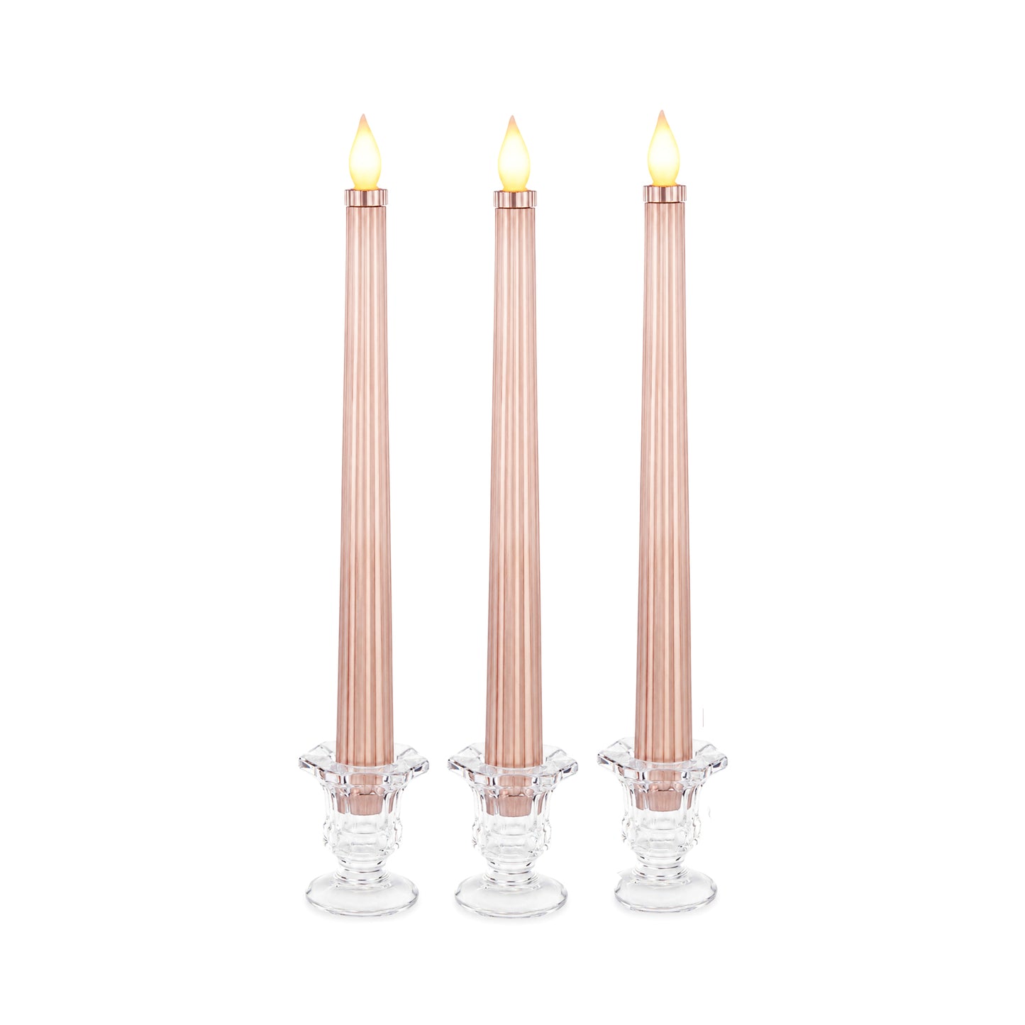 Metallic Pink: Sleek Candle