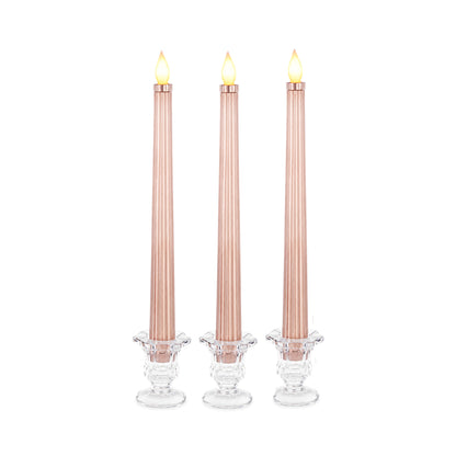 Metallic Pink: Sleek Candle