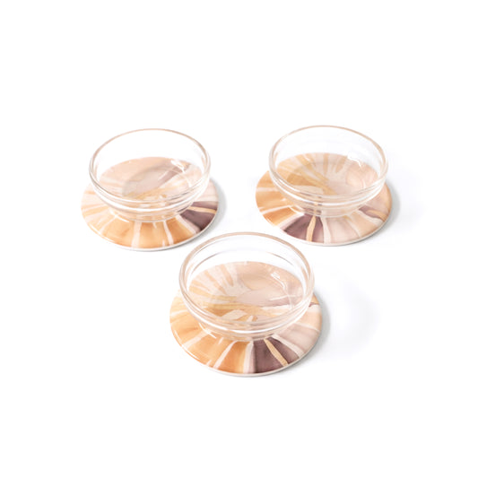 Golden Bloom: Mini Dip Bowl (Set of 3)
