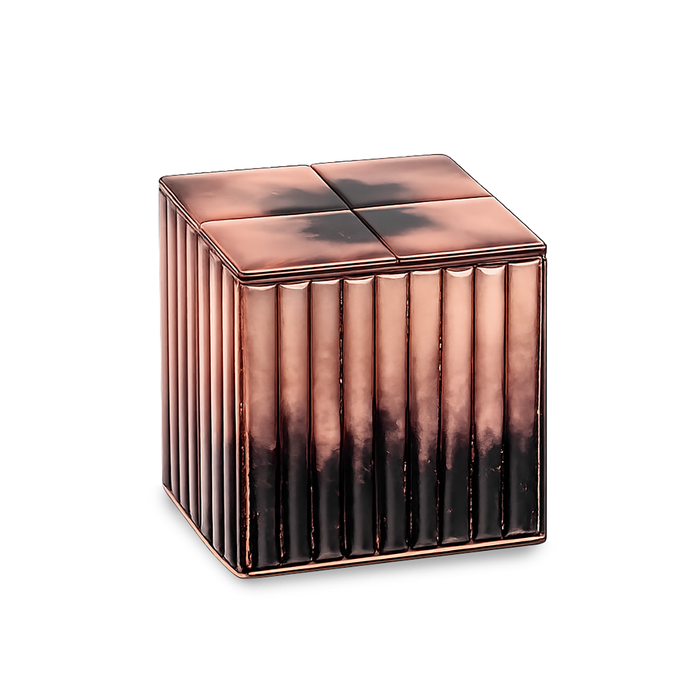 Metallic Rosegold: Storage Jar