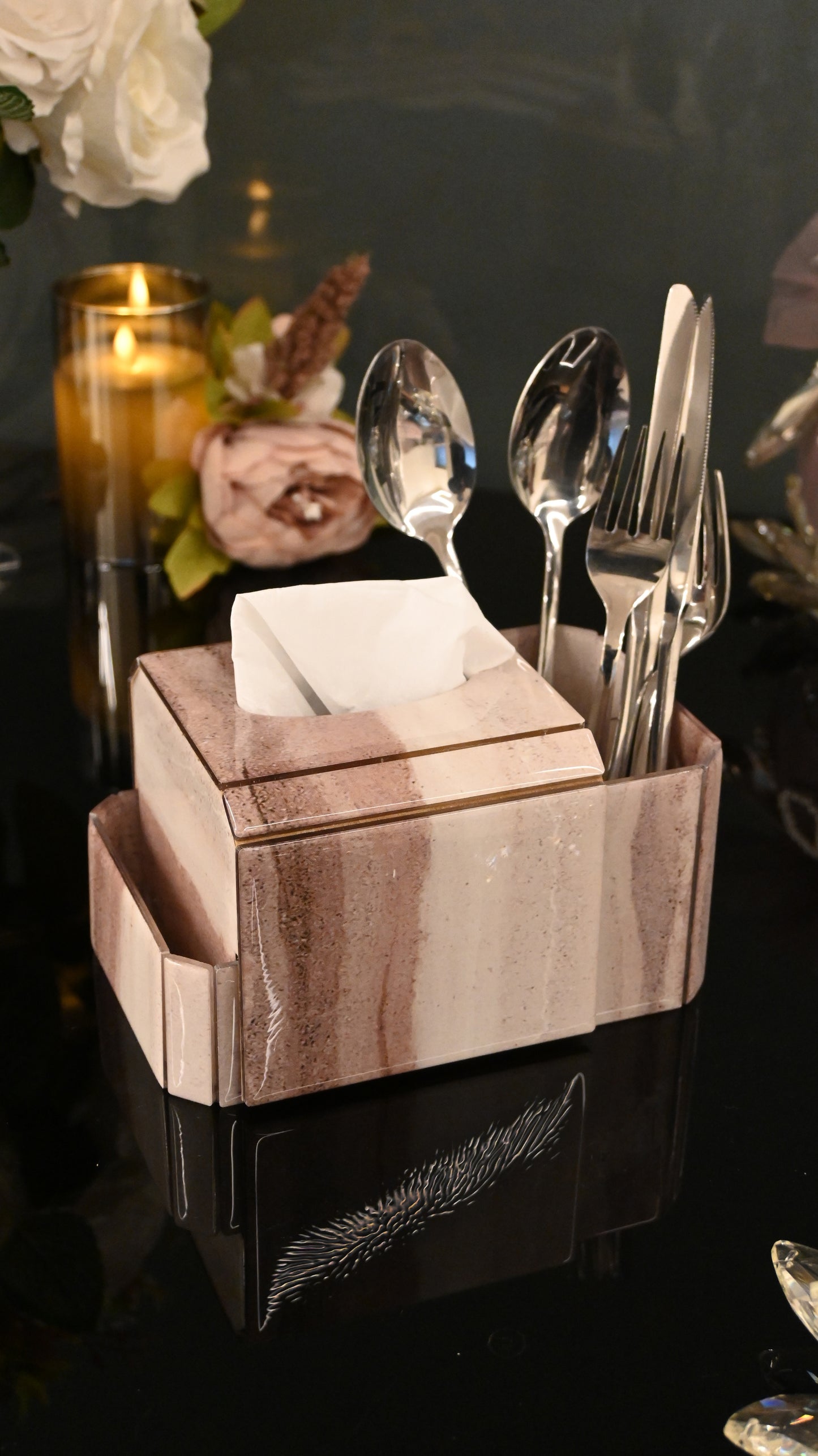 Sand Dunes: Tissue Box Organiser