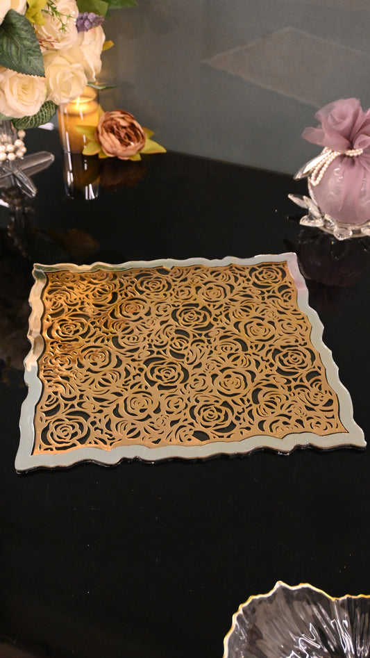 Rosegold PU Rose: Placemat