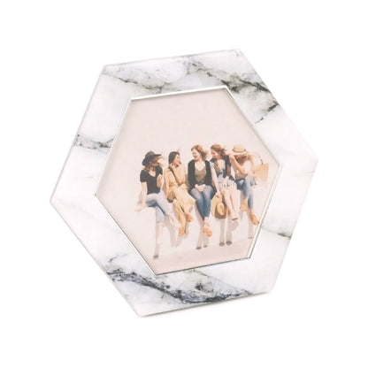 Italian Marble: Hexagonal Photo Frame