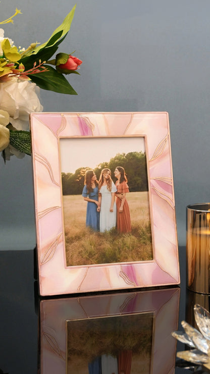 Pink Bloom: Photo Frame