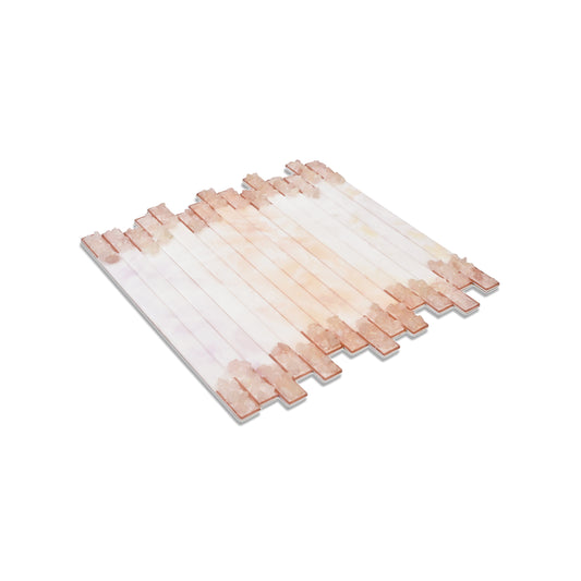 High-Low Stones Pink: Flexi Placemat