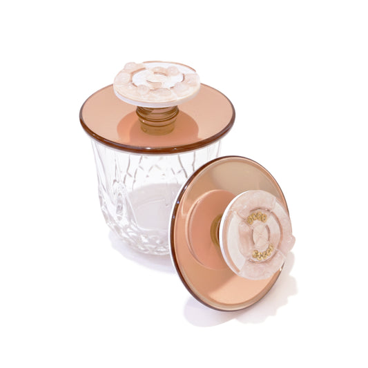 High-Low Stones Pink: Lid (Set of 2)