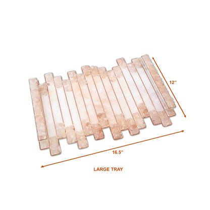High-Low Stones Pink: Standard Tray