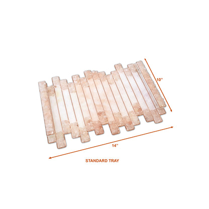 High-Low Stones Pink: Standard Tray