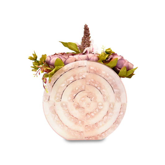 High-Low Stones Pink: Vase