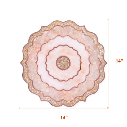 Rose Gold Rose Stones: Placemat