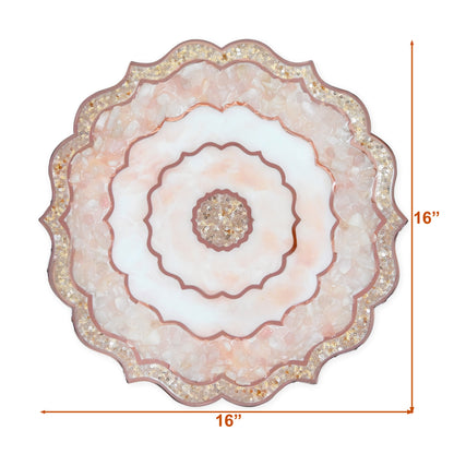 Rose Gold Rose Stones: Placemat
