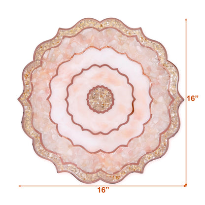 Rose Gold Rose Stones: Placemat