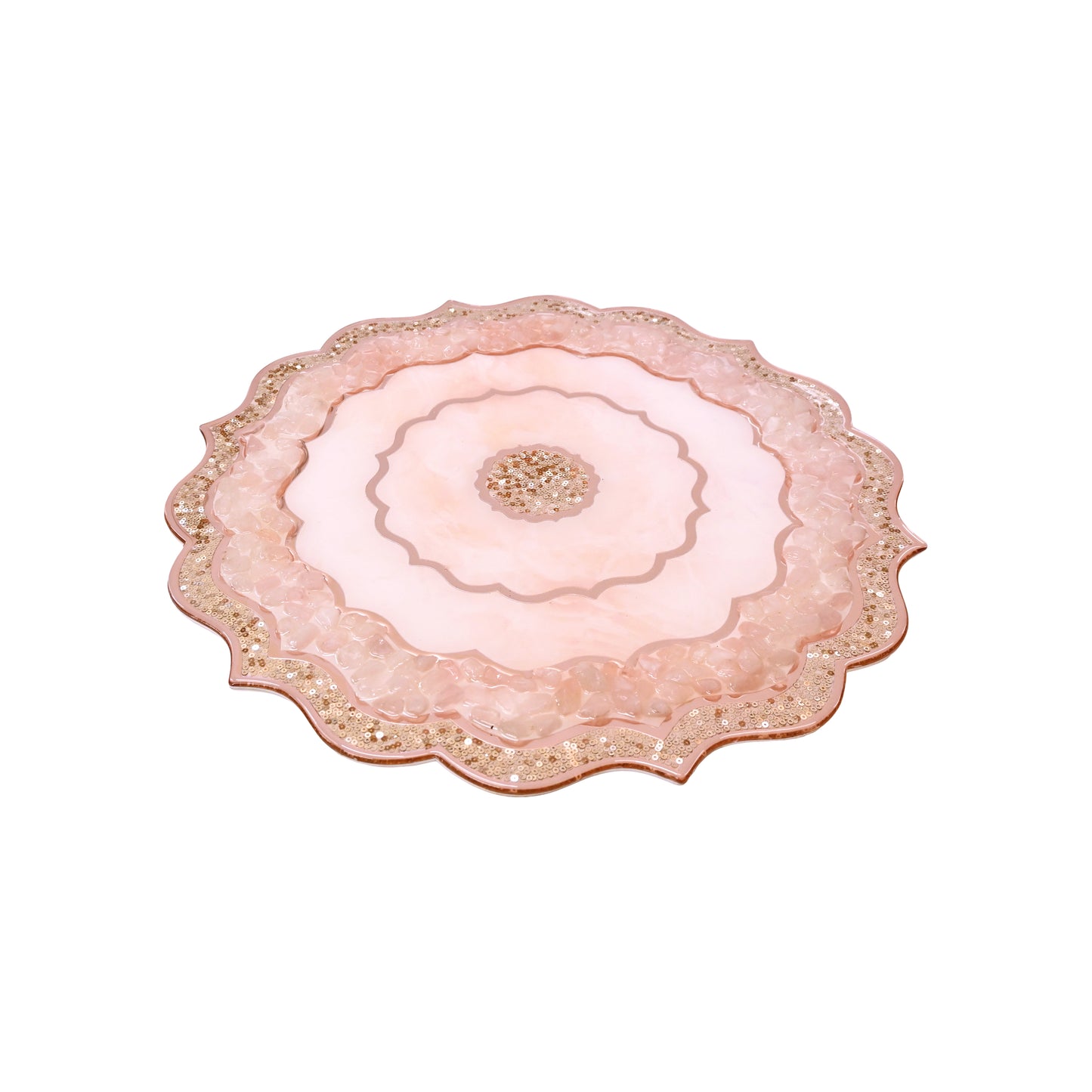 Rose Gold Rose Stones: Placemat