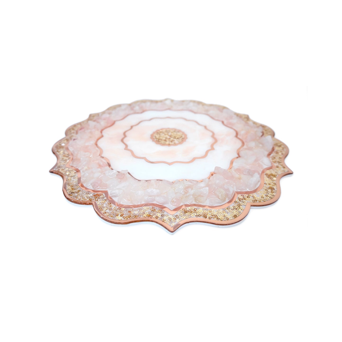 Rose Gold Rose Stones: Placemat
