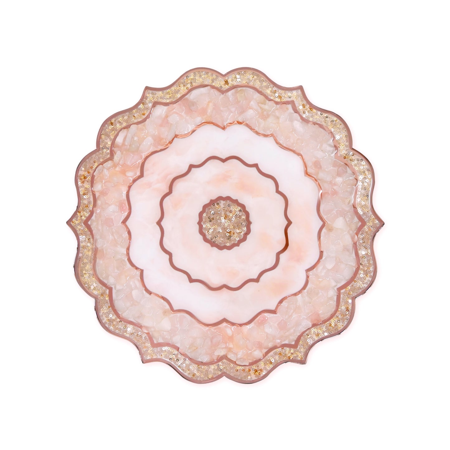 Rose Gold Rose Stones: Placemat