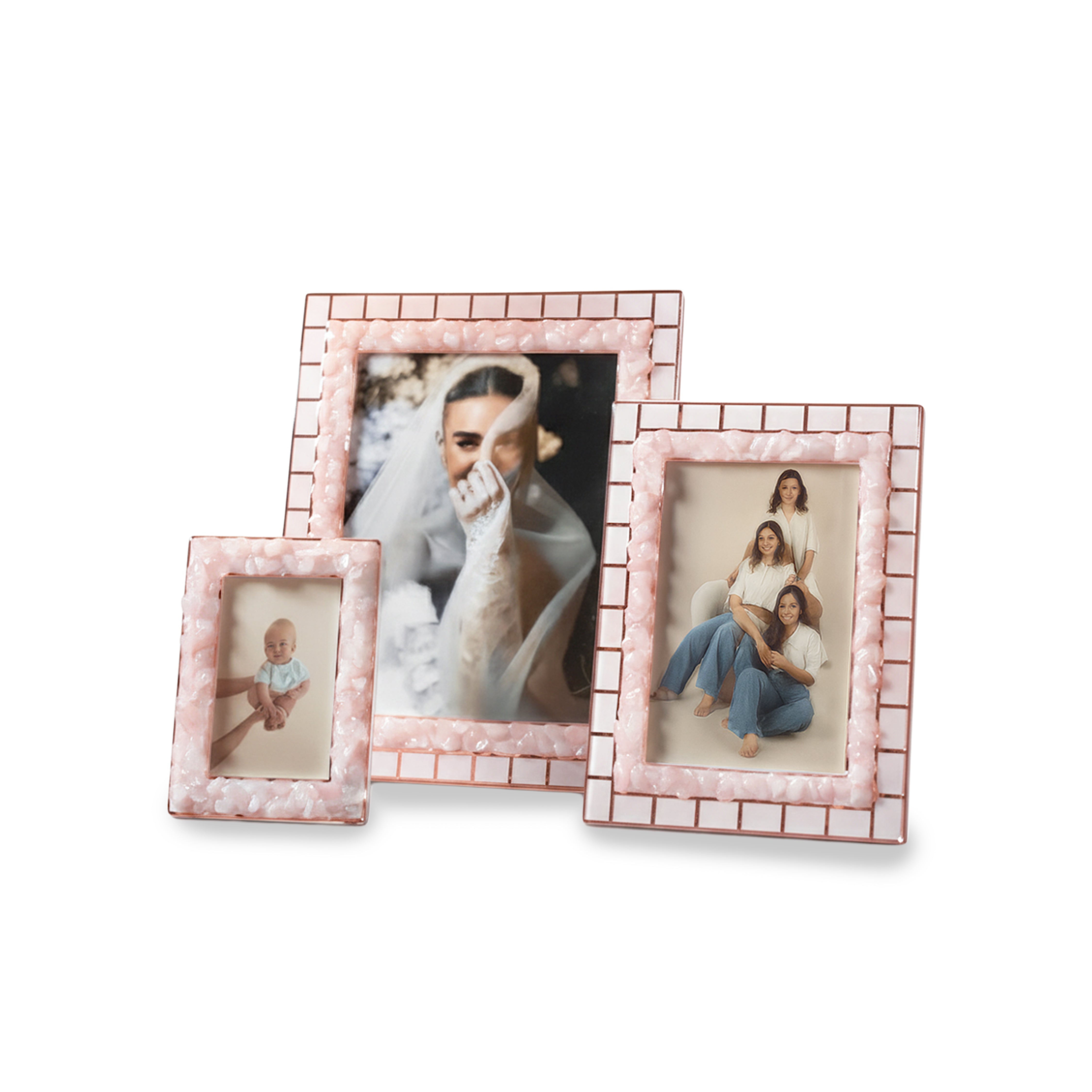 Stones Pink: Photo Frame – The Bling Edit