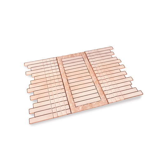 High Low Stones Pink: Sofa Tray