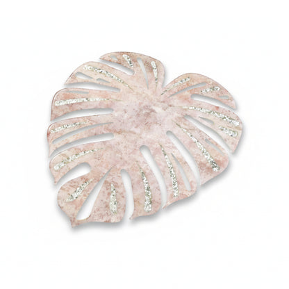 Lotus & Rosette Peach: Leaf Placemat