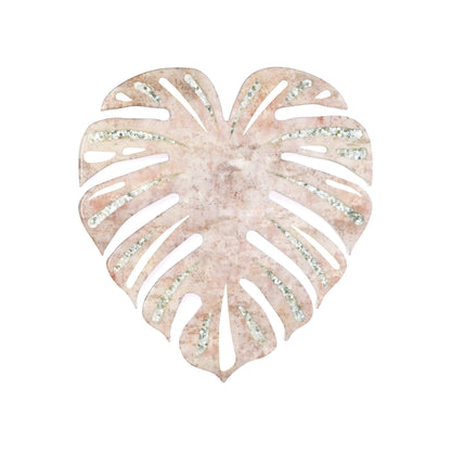 Lotus & Rosette Peach: Leaf Placemat